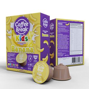 Capsulas Comp Dolce Gusto Coffee Break Kids Banana x 10u