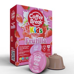 Capsulas Comp Dolce Gusto Coffee Break Kids Frutilla x 10u